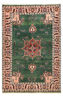 Tapis persan - Nomadic - 224 x 143 cm - vert