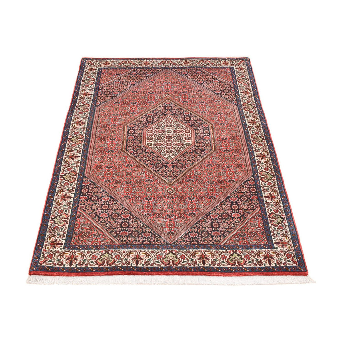 Tapis persan - Bidjar - 172 x 110 cm - rouge clair