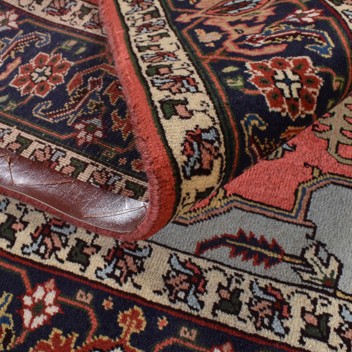 Tapis persan - Nomadic - 192 x 138 cm - rouge clair