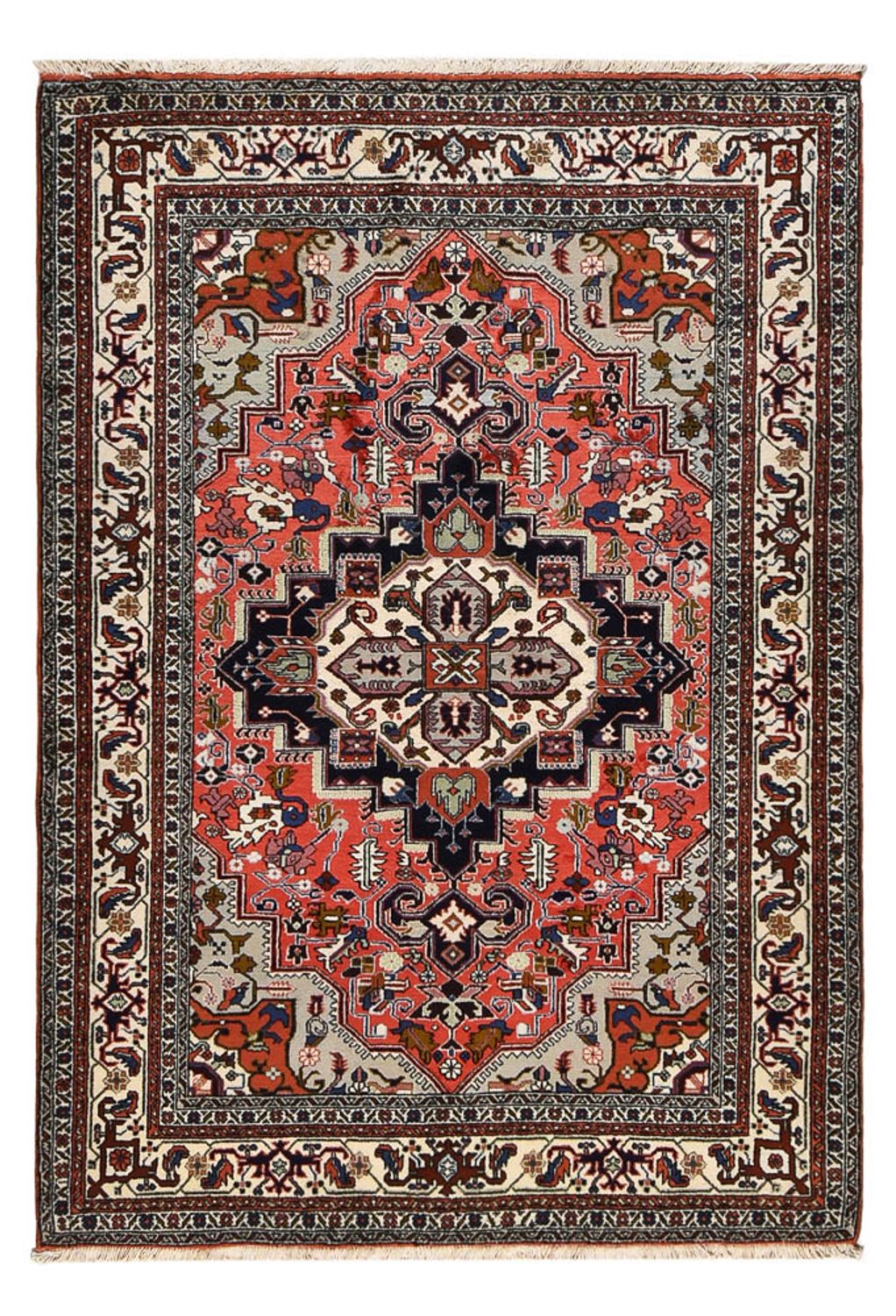 Tapis persan - Nomadic - 198 x 138 cm - multicolore