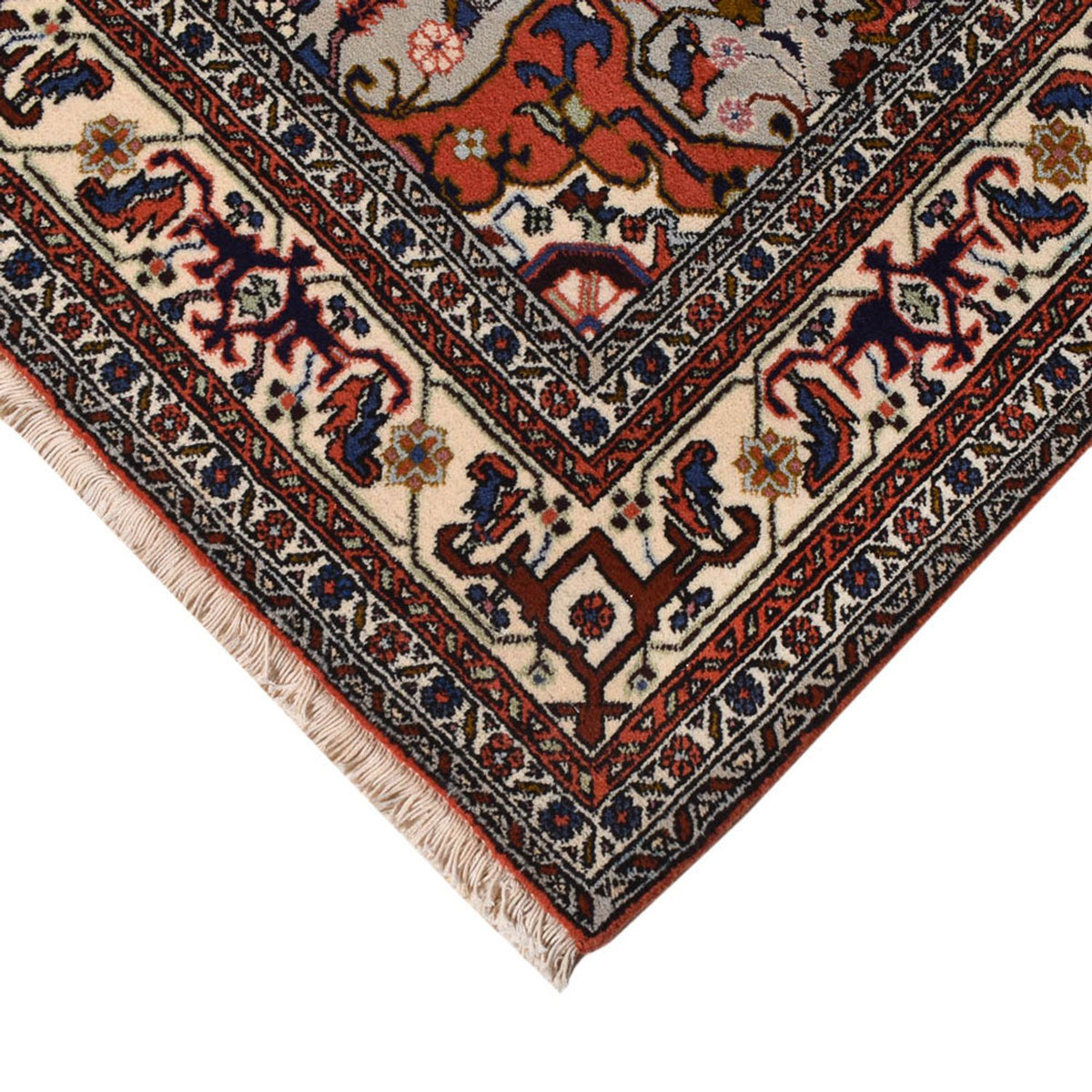 Tapis persan - Nomadic - 198 x 138 cm - multicolore