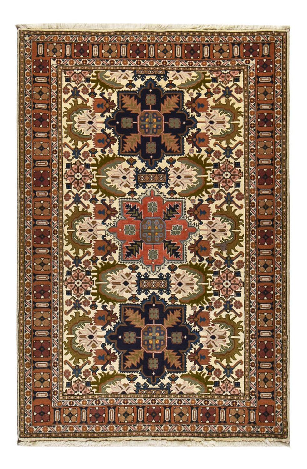 Tapis persan - Nomadic - 201 x 132 cm - multicolore