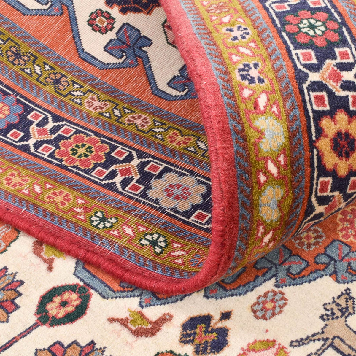 Tapis Gabbeh - Persan Kashkuli - 194 x 130 cm - multicolore