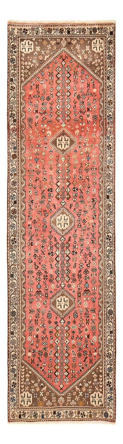 Tapis de couloir Tapis persan - Nomadic - 291 x 78 cm - rouge clair