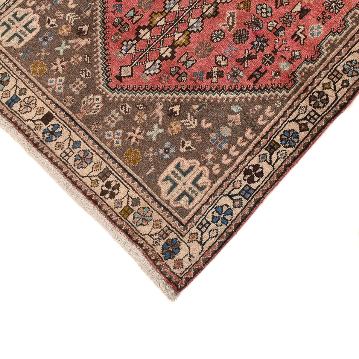 Tapis de couloir Tapis persan - Nomadic - 291 x 78 cm - rouge clair