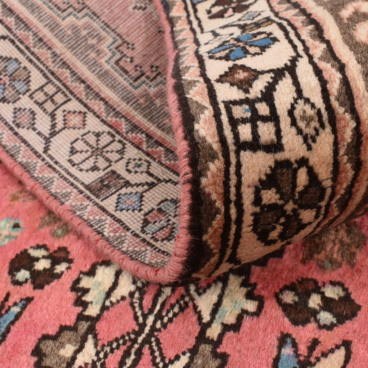 Tapis de couloir Tapis persan - Nomadic - 291 x 78 cm - rouge clair