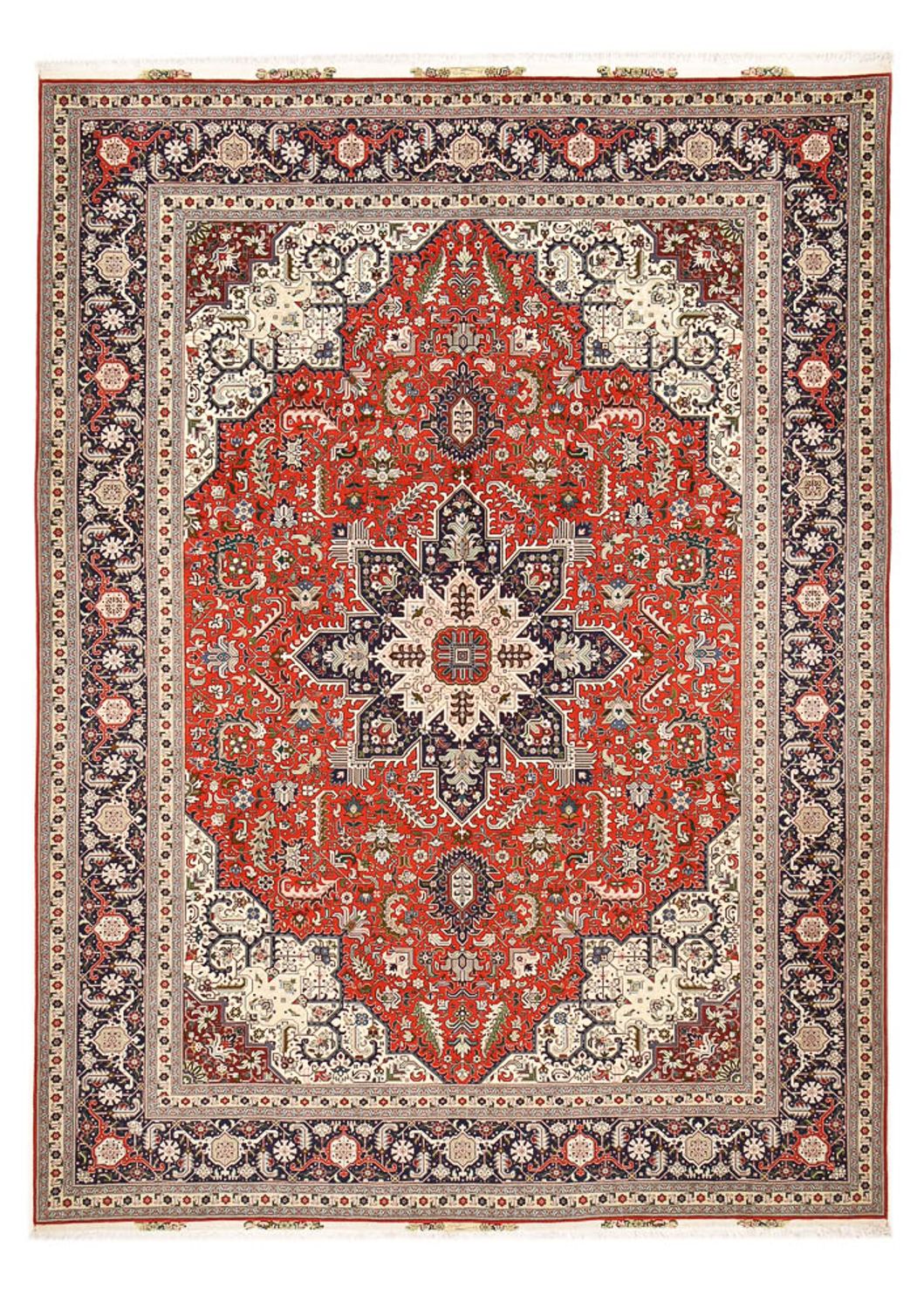 Tapis persan - Tabriz - Royal - 403 x 302 cm - rouge