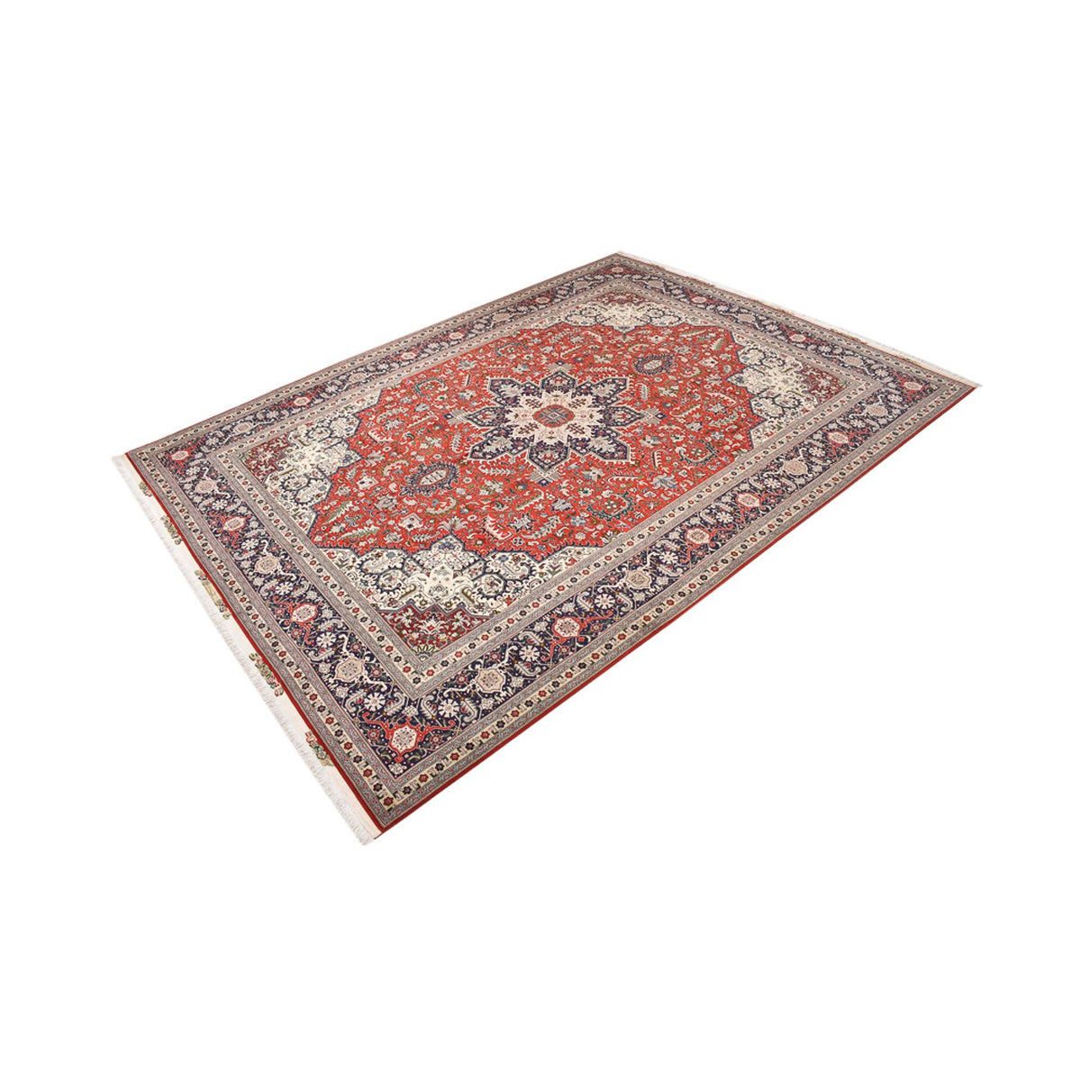 Tapis persan - Tabriz - Royal - 403 x 302 cm - rouge