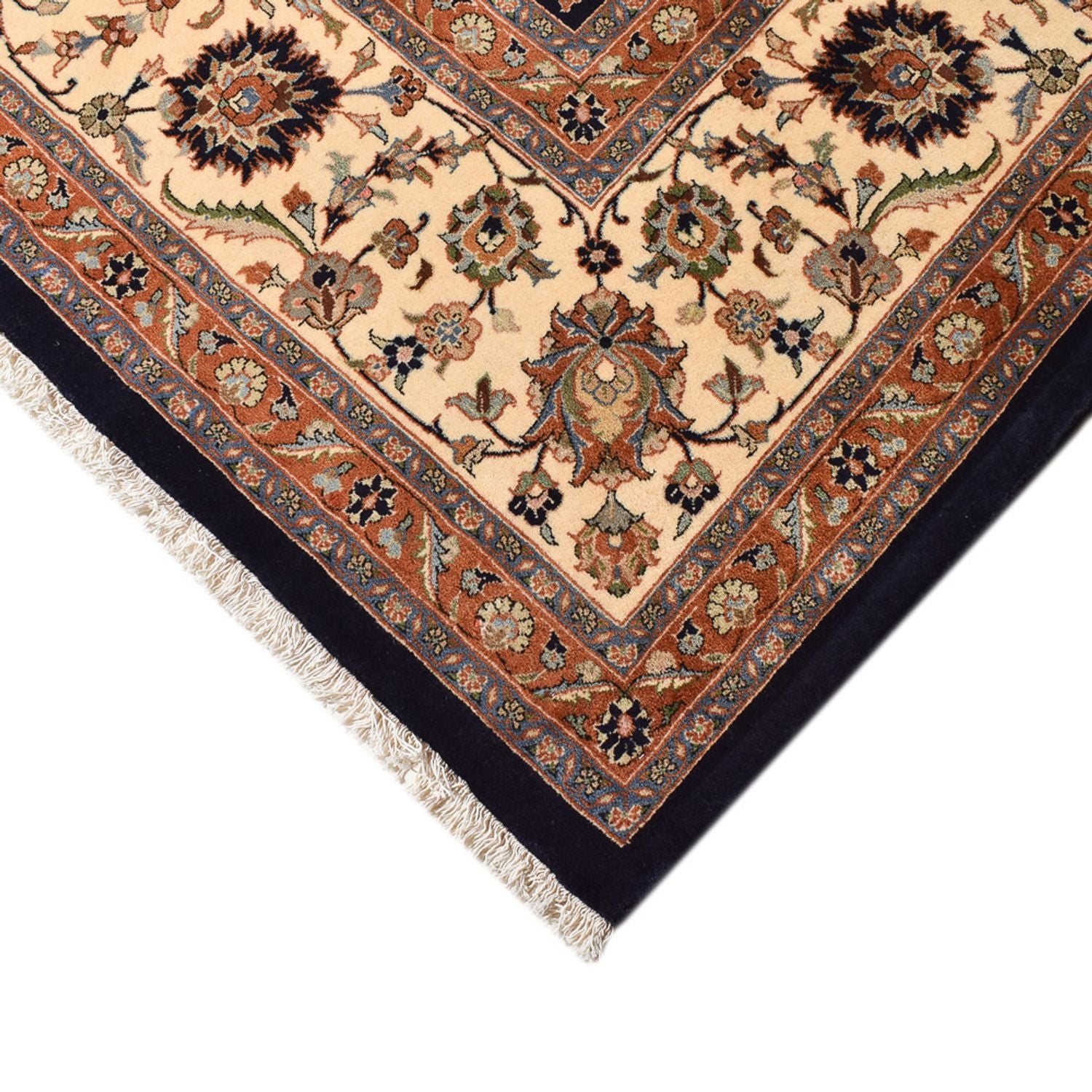 Tapis persan - Classique - Royal - 387 x 300 cm - bleu foncé