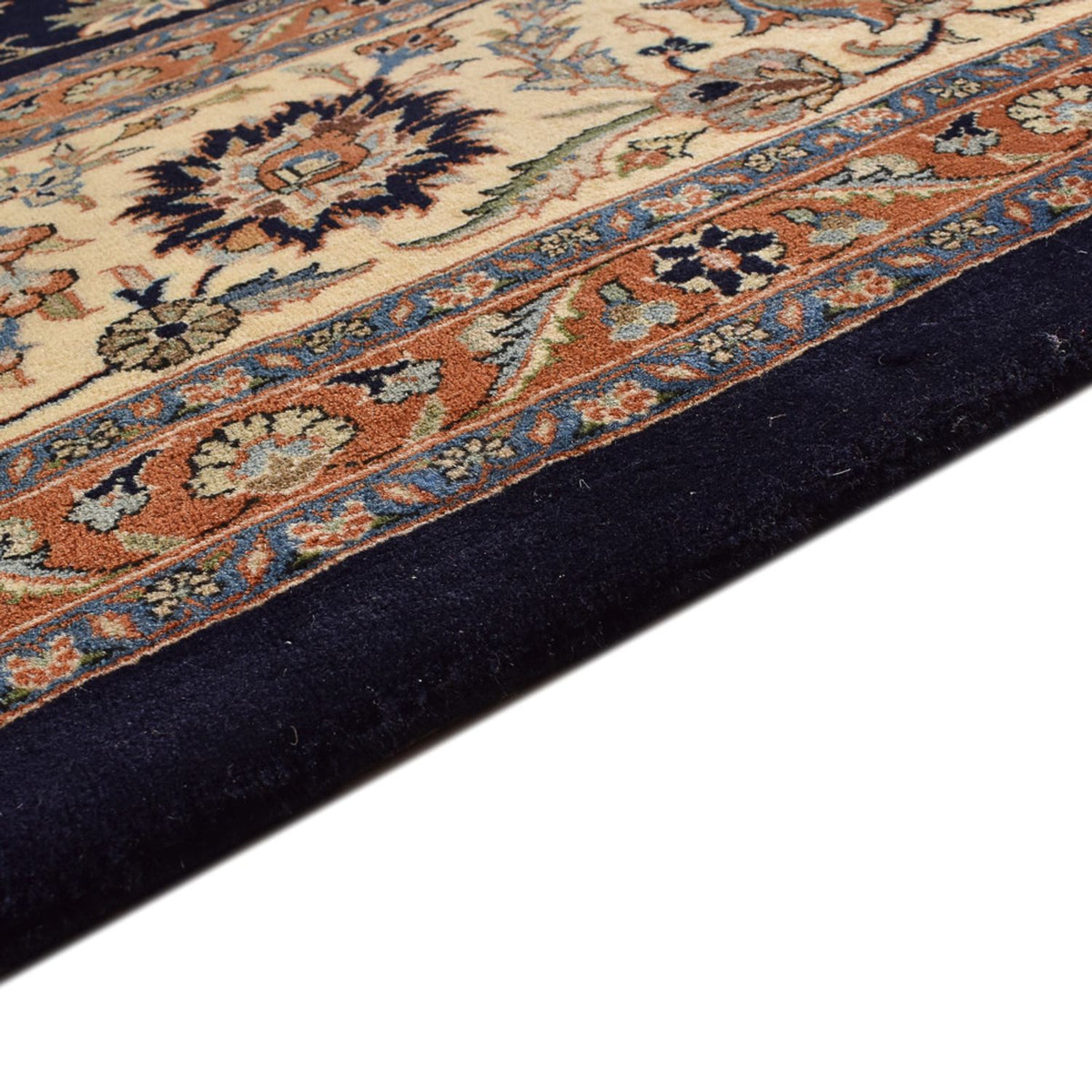 Tapis persan - Classique - Royal - 387 x 300 cm - bleu foncé