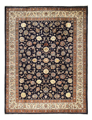 Tapis persan - Classique - Royal - 394 x 304 cm - bleu foncé