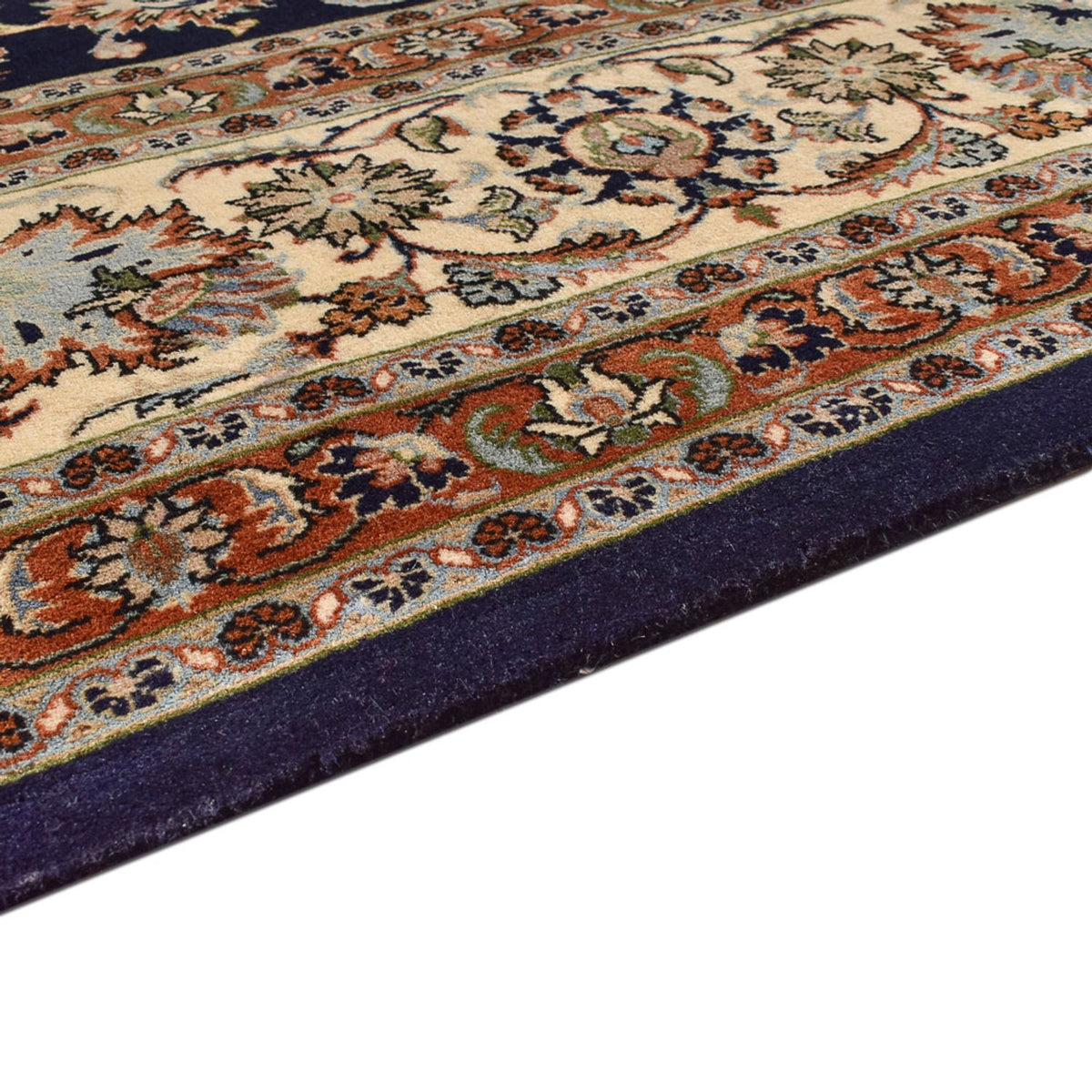 Tapis persan - Classique - Royal - 390 x 300 cm - bleu foncé