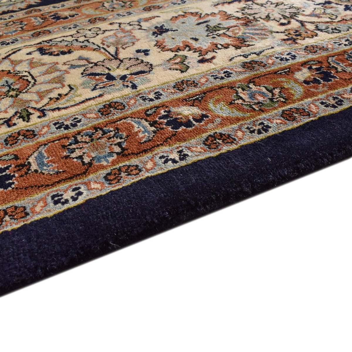 Tapis persan - Classique - Royal - 390 x 298 cm - bleu foncé