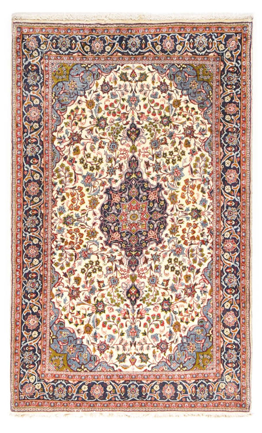 Tapis persan - Classique - 204 x 130 cm - beige clair