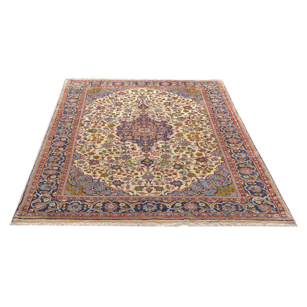 Tapis persan - Classique - 204 x 130 cm - beige clair