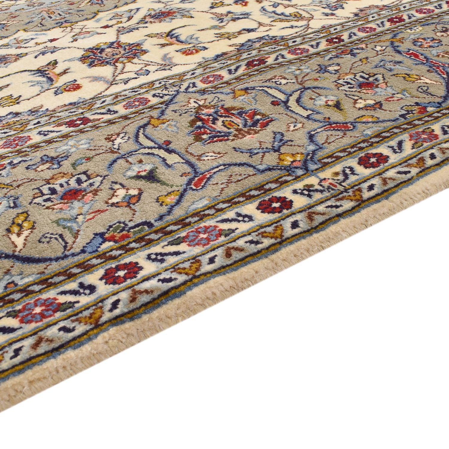 Tapis persan - Keshan - 225 x 142 cm - sable