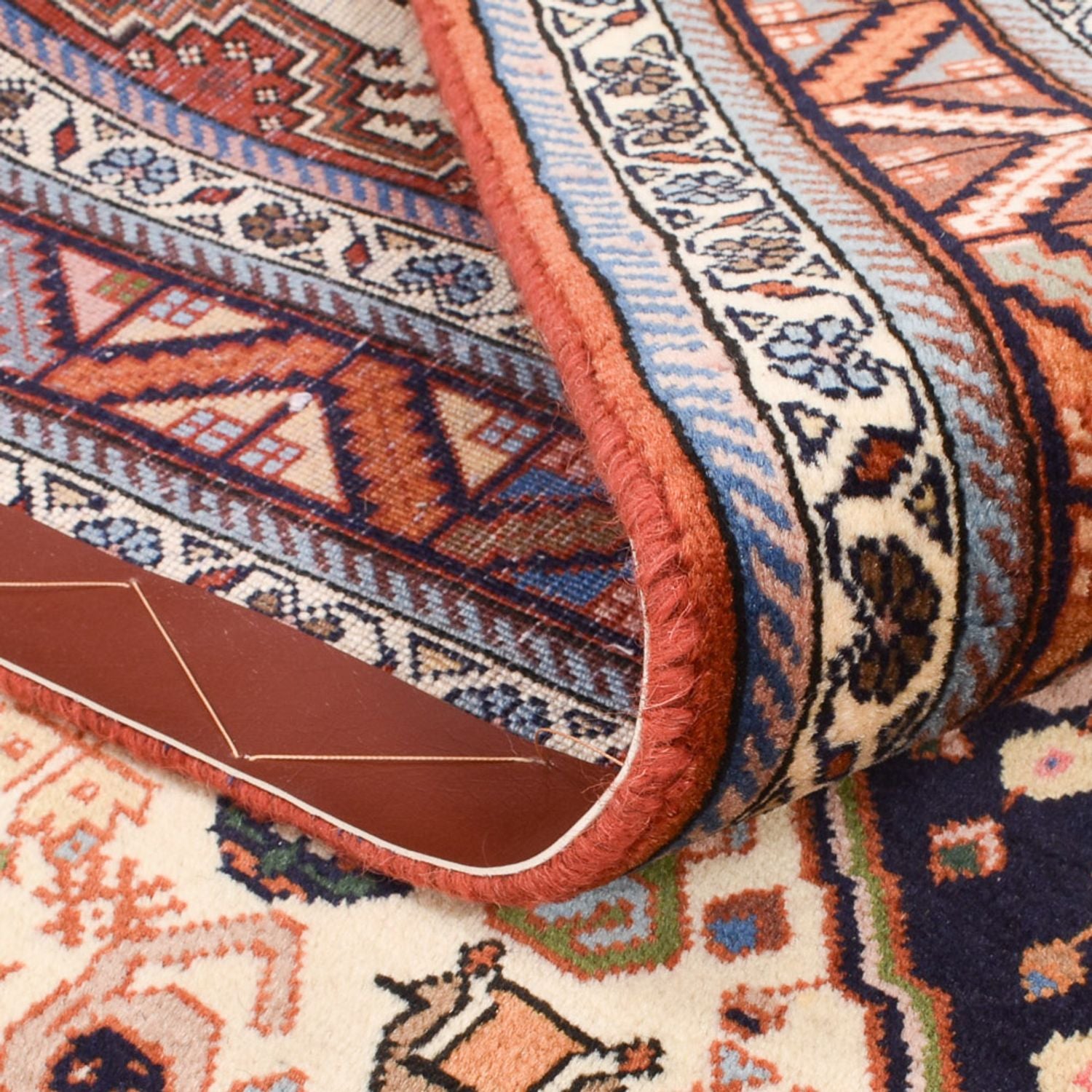 Tapis Gabbeh - Persan Kashkuli - 218 x 156 cm - multicolore