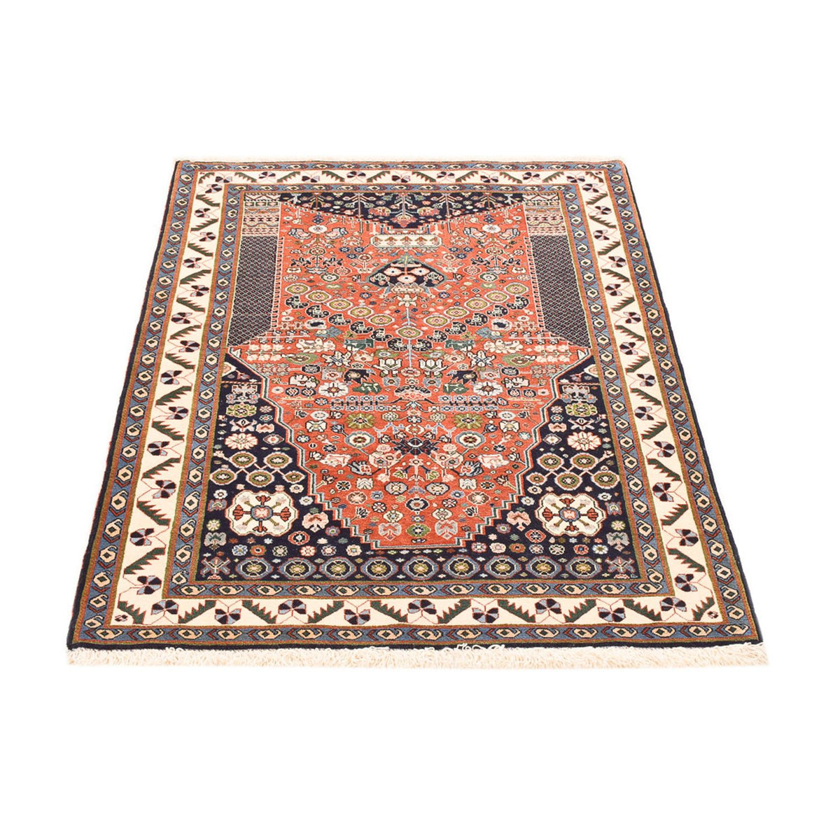 Tapis Gabbeh - Persan Kashkuli - 154 x 111 cm - multicolore