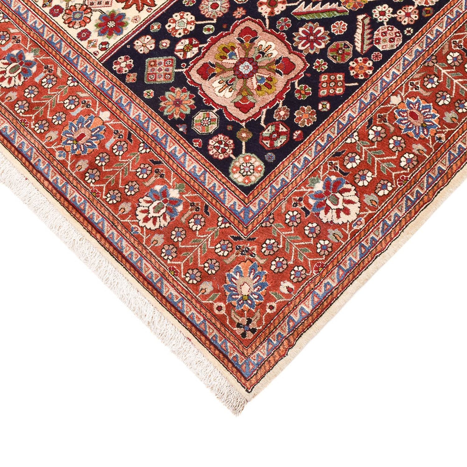 Tapis Gabbeh - Persan Kashkuli - 218 x 150 cm - rouge clair