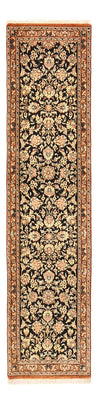 Tapis de couloir Tapis persan - Ghom - Royal - 210 x 50 cm - beige foncé