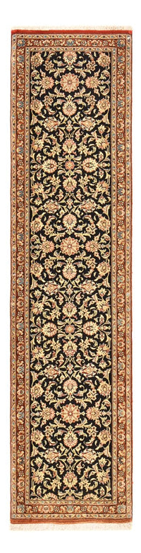 Tapis de couloir Tapis persan - Ghom - Royal - 200 x 50 cm - beige foncé