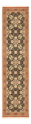 Tapis de couloir Tapis persan - Ghom - Royal - 205 x 50 cm - beige foncé