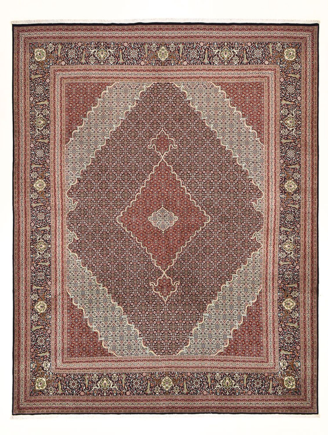 Tapis persan - Tabriz - Royal - 396 x 303 cm - rouille