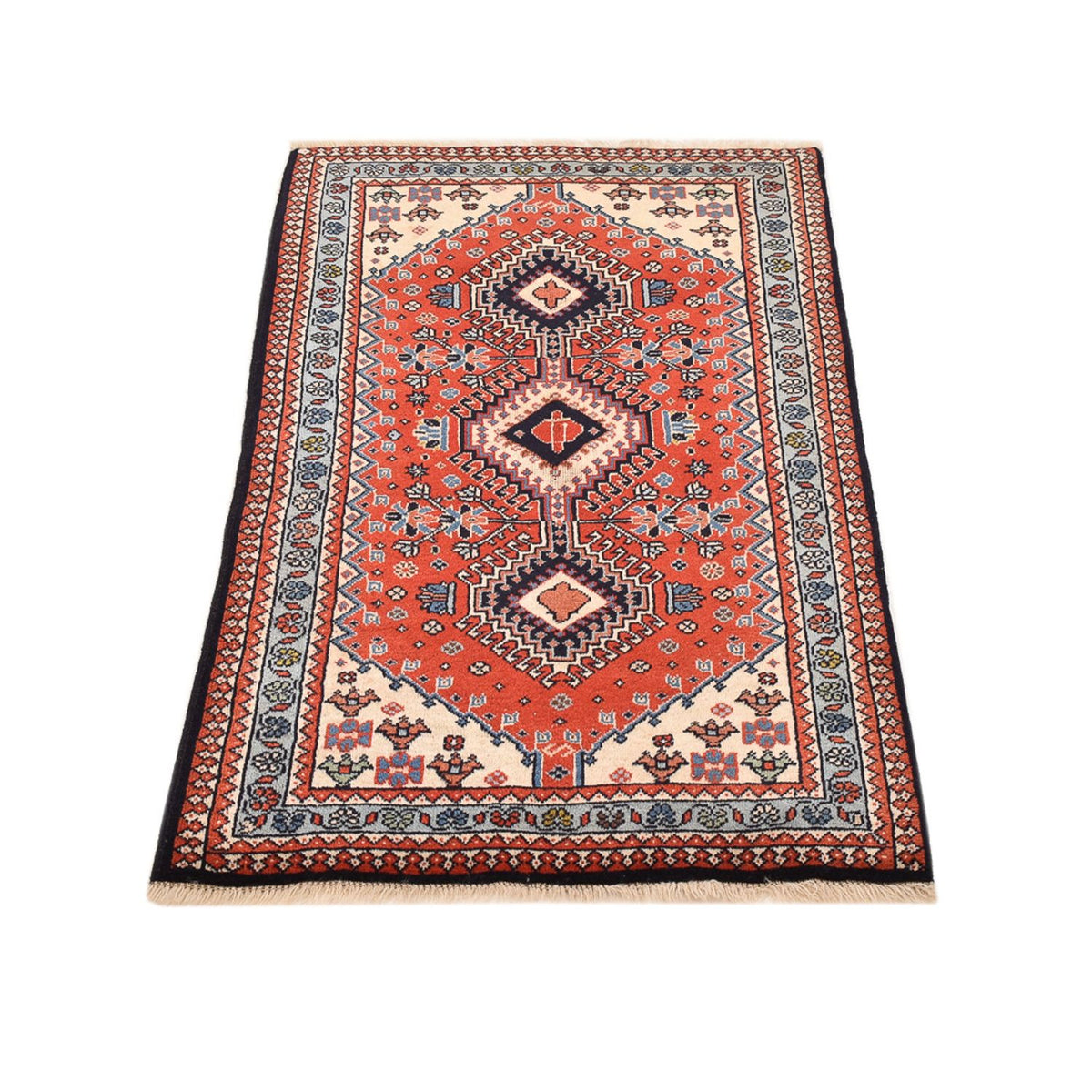 Tapis persan - Nomadic - 121 x 75 cm - rouge