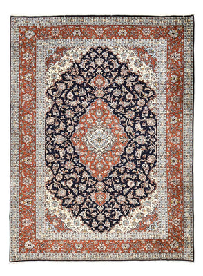 Tapis persan - Classique - 337 x 242 cm - bleu foncé