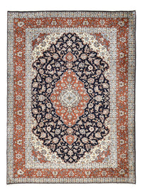 Tapis persan - Classique - 337 x 242 cm - bleu foncé