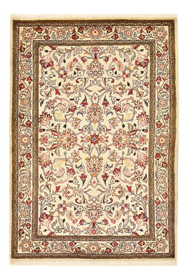 Tapis persan - Ghom - 156 x 106 cm - crème