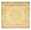 Tapis persan - Tabriz - Royal carré  - 200 x 190 cm - jaune