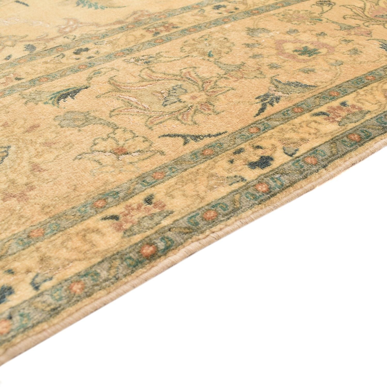 Tapis persan - Tabriz - Royal carré  - 200 x 190 cm - jaune