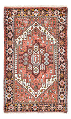 Tapis persan - Nomadic - 123 x 73 cm - rouge clair