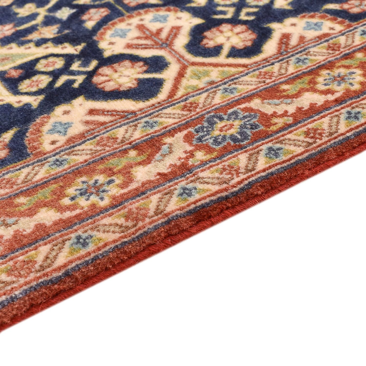 Tapis de couloir Tapis persan - Ghom - Royal - 200 x 51 cm - beige foncé