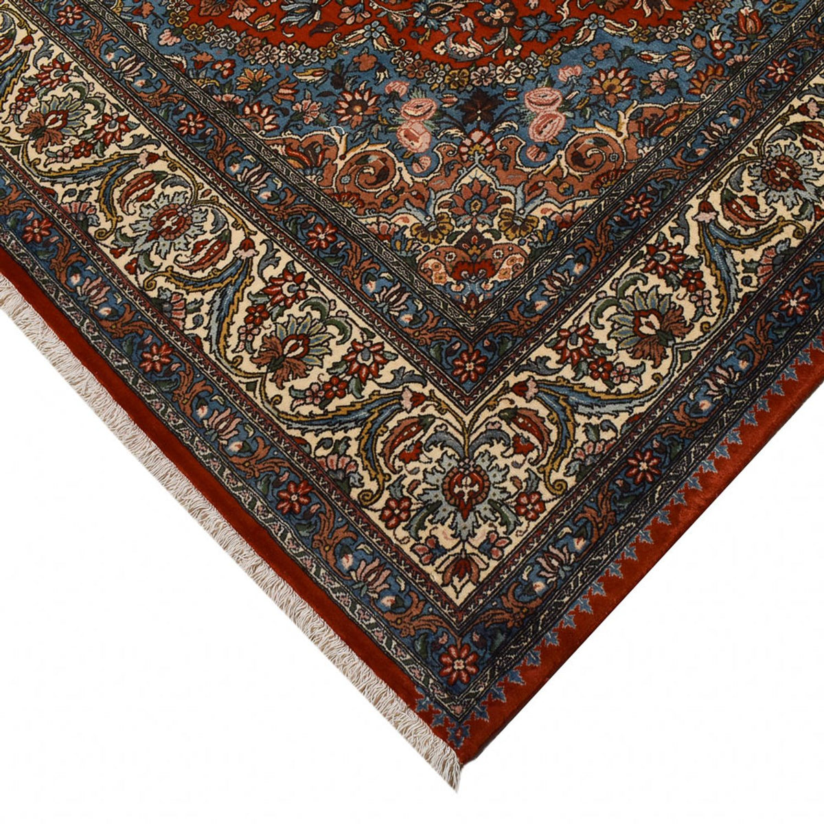 Tapis persan - Nomadic - 316 x 200 cm - rouge foncé