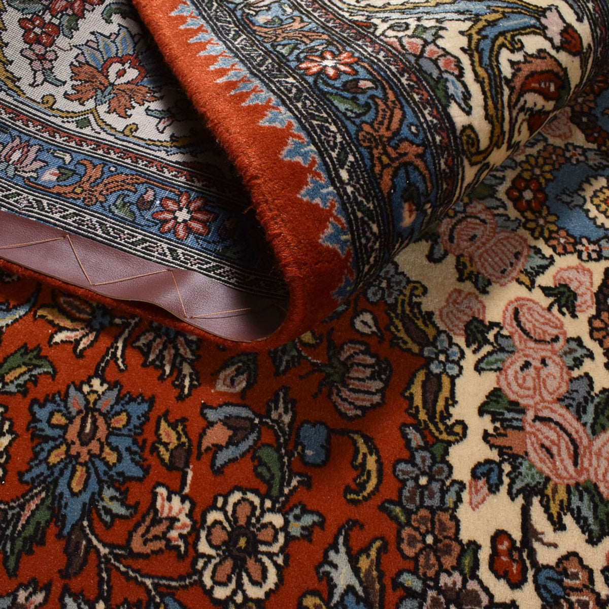 Tapis persan - Nomadic - 316 x 200 cm - rouge foncé