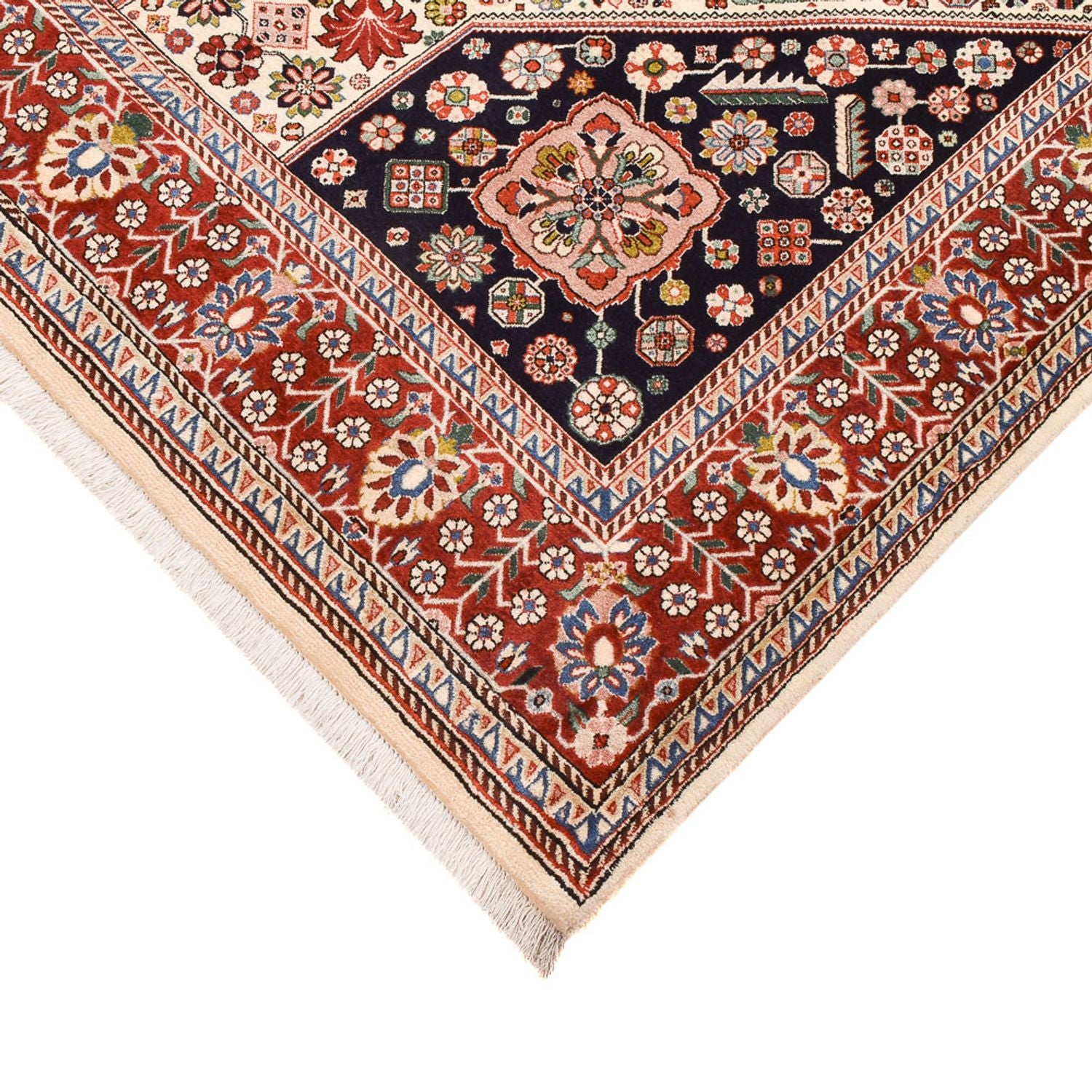 Tapis Gabbeh - Persan Kashkuli - 215 x 146 cm - multicolore
