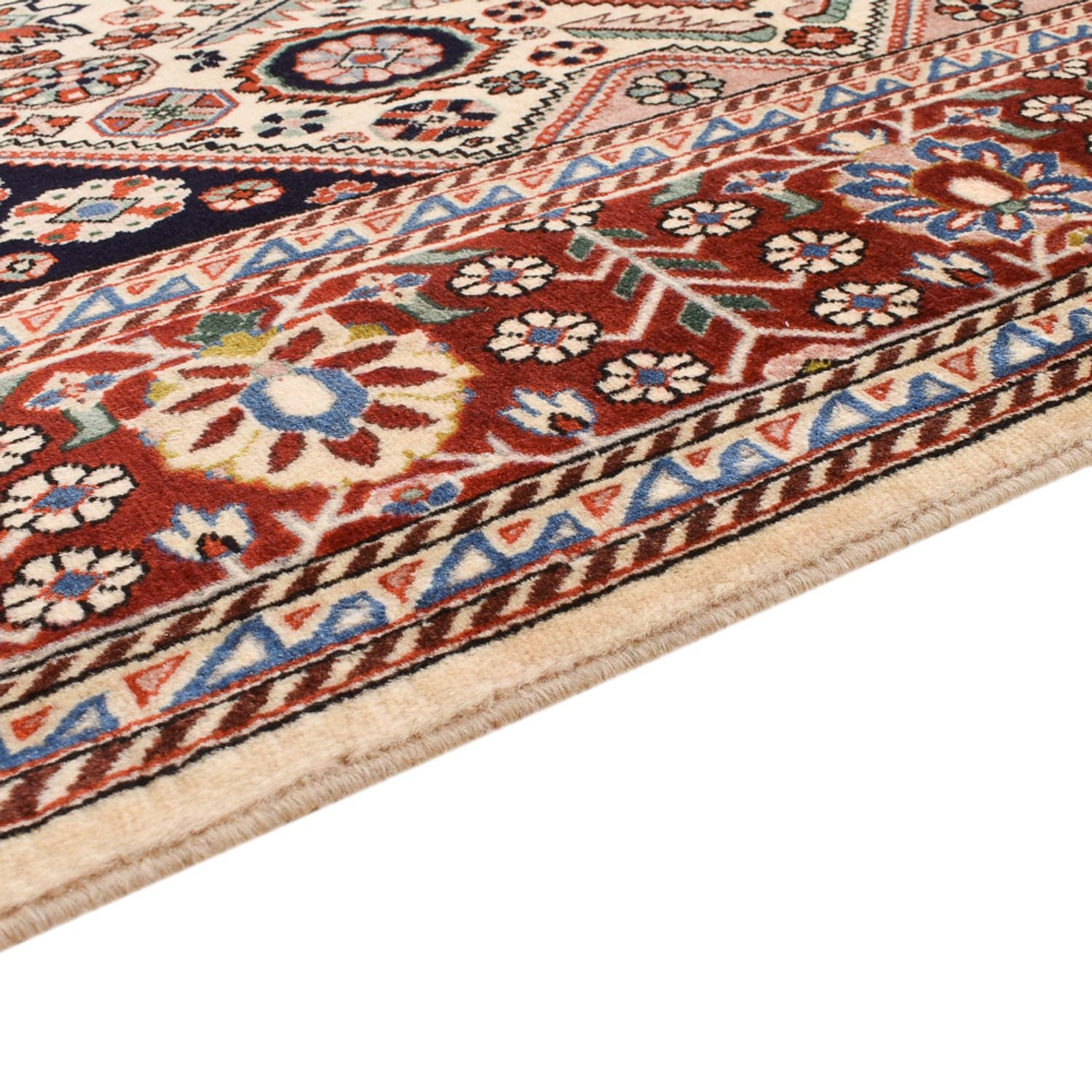 Tapis Gabbeh - Persan Kashkuli - 215 x 146 cm - multicolore