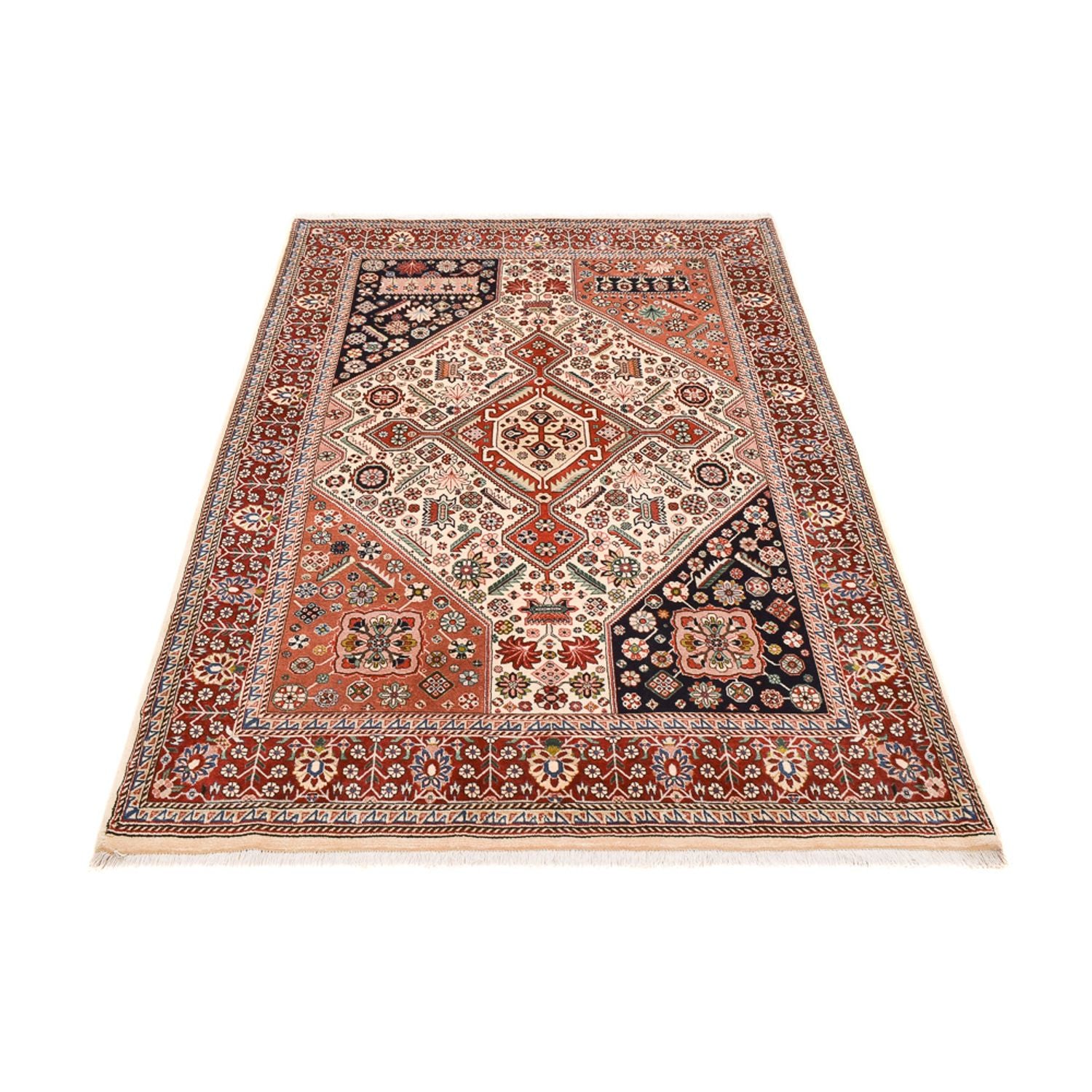 Tapis Gabbeh - Persan Kashkuli - 215 x 146 cm - multicolore