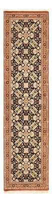 Tapis de couloir Tapis persan - Ghom - Royal - 209 x 50 cm - beige foncé