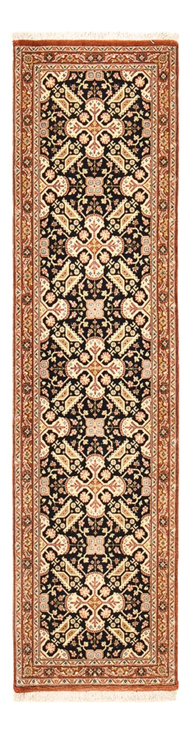 Tapis de couloir Tapis persan - Ghom - Royal - 209 x 50 cm - beige foncé