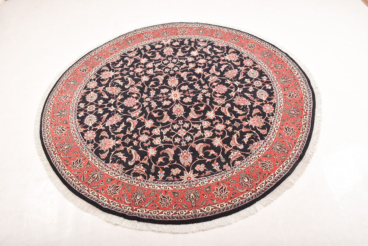 Tapis persan - Bidjar ronde  - 200 x 200 cm - rouge foncé