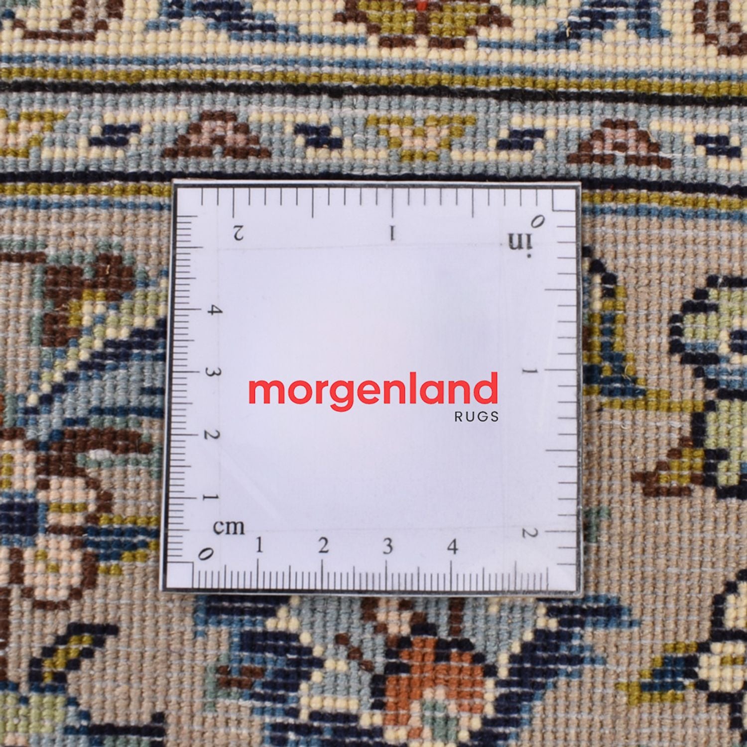 Tapis persan - Keshan - 220 x 140 cm - gris clair