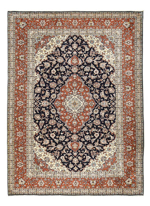 Tapis persan - Classique - 345 x 246 cm - bleu foncé
