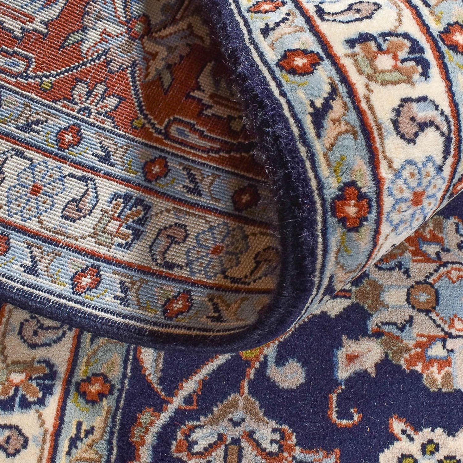 Tapis persan - Classique - 345 x 246 cm - bleu foncé