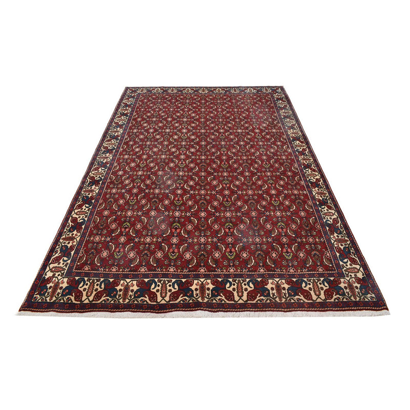 Tapis persan - Bidjar - 316 x 204 cm - rouge foncé