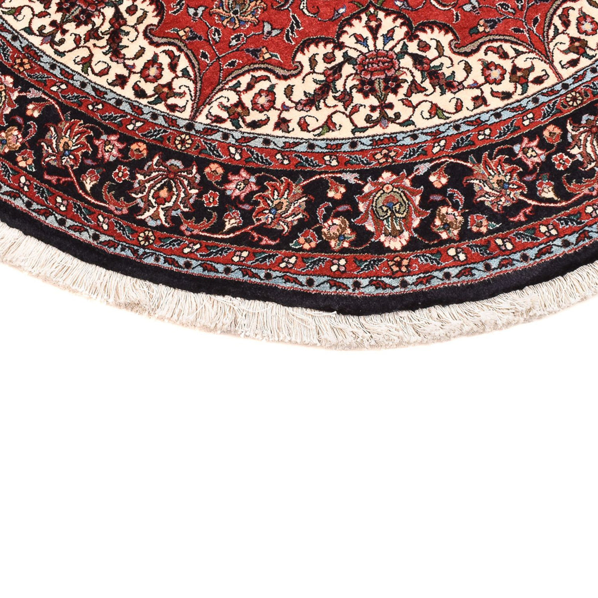 Tapis persan - Bidjar ronde  - 150 x 150 cm - rouge