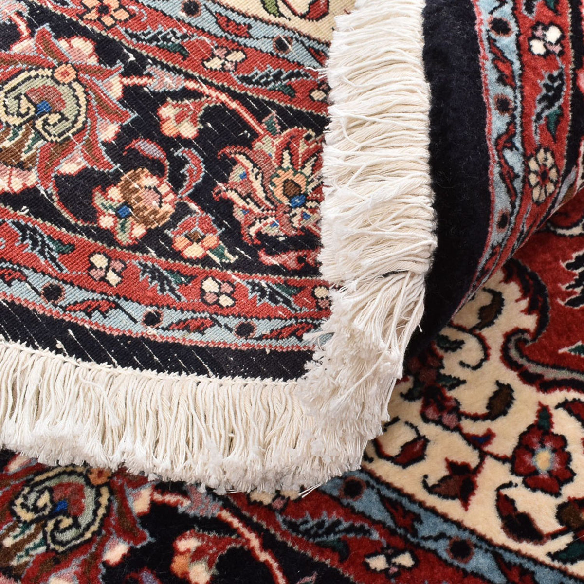 Tapis persan - Bidjar ronde  - 150 x 150 cm - rouge