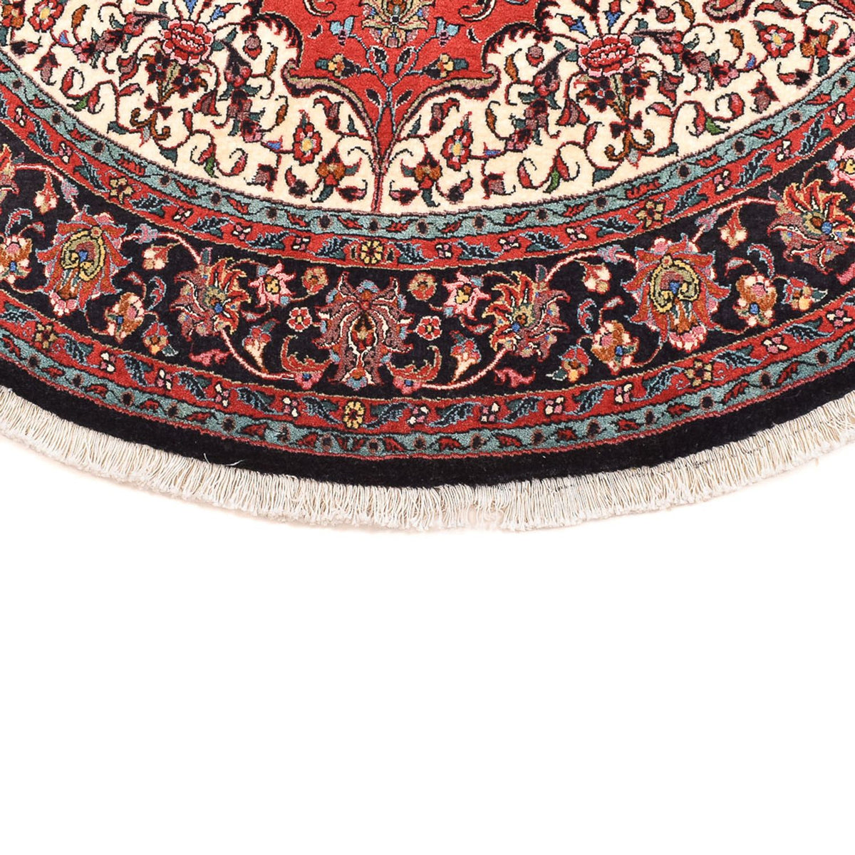 Tapis persan - Bidjar ronde  - 150 x 150 cm - rouge